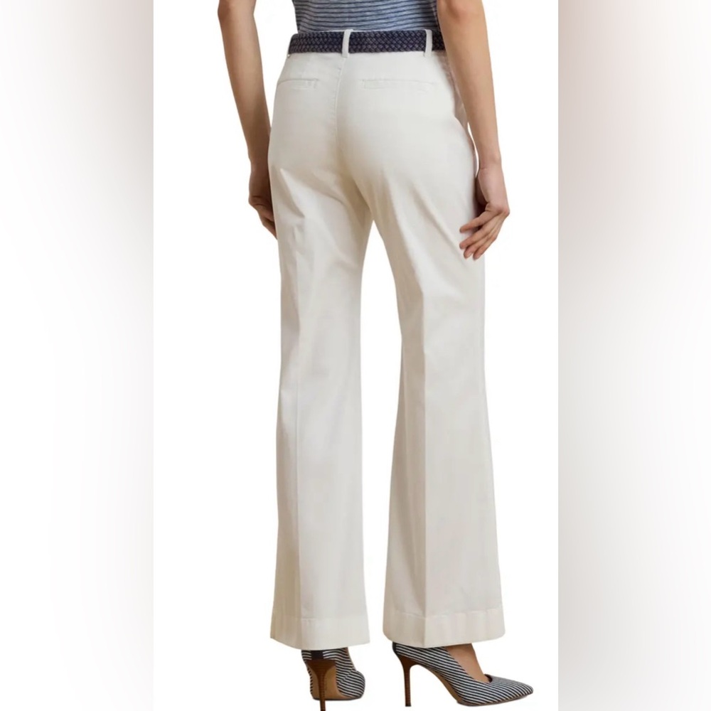 Ralph Lauren White Flare Women's Pants